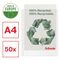 File protectie transparente, 70 microni, 50 buc/set, A4 XL Extra Wide, ESSELTE Recycled - 2Papet
