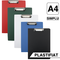 Clipboard simplu plastifiat A4, DACO, ALEGE CULOAREA: Verde - Papet