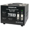 Transformator de tensiune reversibil, convertor de la 220V la 110V, 3000VA, 2400W, cu carcasa si regleta, TED Electric - Papet