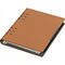 Agenda nedatata, cu 6 inele, 18x23 cm, PRECISION Alicante, Portocaliu - 3Papet
