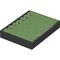 Agenda nedatata, cu 6 inele, 11x14 cm, PRECISION Alicante, Verde inchis - 3Papet