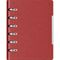 Agenda nedatata, cu 6 inele, 11x14 cm, PRECISION Alicante, Burgundy - Papet