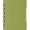 Agenda nedatata, cu 6 inele, 11x14 cm, PRECISION Alicante, Verde deschis - Papet