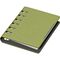 Agenda nedatata, cu 6 inele, 11x14 cm, PRECISION Alicante, Verde deschis - 3Papet