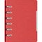 Agenda nedatata, cu 6 inele, 11x14 cm, PRECISION Alicante, Rosu - Papet