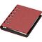 Agenda nedatata, cu 6 inele, 11x14 cm, PRECISION Alicante, Burgundy - 3Papet