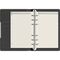 Agenda nedatata, cu 6 inele, 13x18.5 cm, PRECISION Alicante, Portocaliu - 2Papet