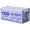 Acumulator AGM VRLA 12V GEL Deep Cycle, 205 Ah, dimensiuni 520 x 268 x 229 M8, TED Electric - Papet