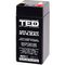 Acumulator AGM VRLA 4V, 4.6 Ah, dimensiuni 47 x 47 x 100 F1, TED Electric - Papet
