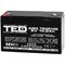 Acumulator AGM VRLA 6V, 14.2 Ah, dimensiuni 151 x 50 x 94 F2, TED Electric - Papet