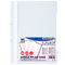 Dosar plastic cu sina si gauri PAPERLAND, 50 buc/set, ALEGE CULOAREA: Alb - 2Papet