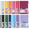 Dosar plastic cu sina si gauri PAPERLAND, 50 buc/set, ALEGE CULOAREA: Negru - Papet