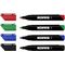 Marker permanent 3mm, KORES Eco, 4 culori/set - 2Papet