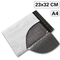 Plic antisoc plastic gri A4, 230 x 320 mm + 50 mm clapeta - Papet