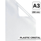 Coperti plastic transparent, A3, 200 microni, cristal, ARGO, 100 coli/top - Papet