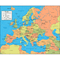 Plansa harta fizica si politica a Europei A4, fata-verso, ARHI DESIGN - Papet