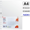 File protectie transparente, 40 microni, 100 buc/set, A4, NOKI - Papet